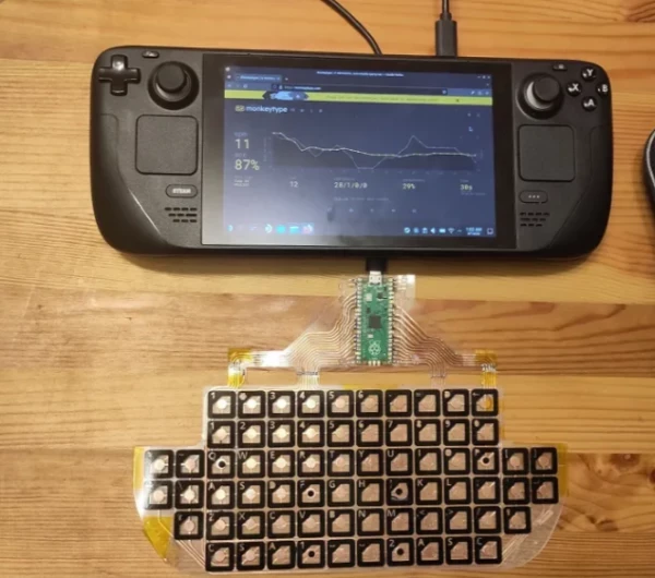 Клавиатура на базе Raspberry Pi Pico разработана для Steam Deck