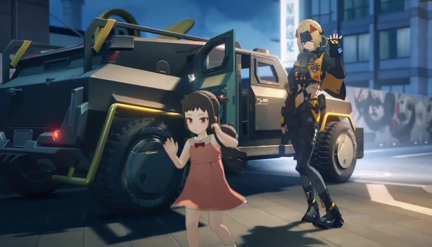 Мощная Гашетка спасла девочку в свежем трейлере Zenless Zone Zero