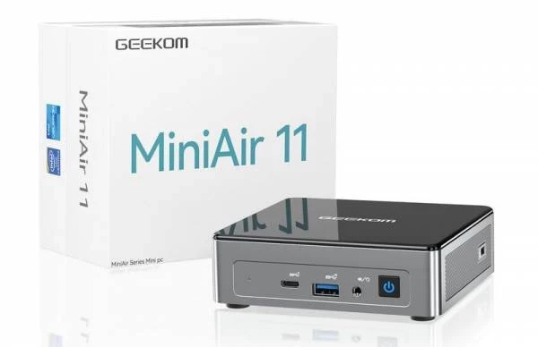 GEEKOM MiniAir 11 — доступный мини-ПК с низким уровнем шума и чипом Intel
