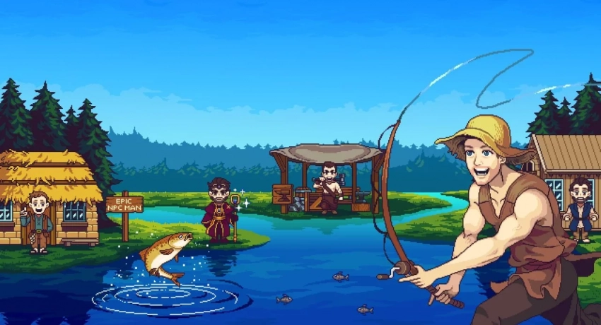 Релиз приключения Nice Day for Fishing в мире Epic NPC Man намечен на 29 мая