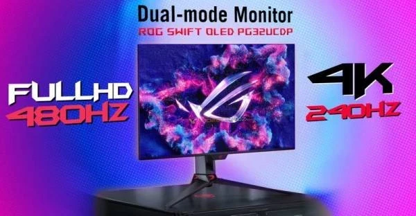 ASUS готовит игровой OLED-монитор ROG Swift PG32UCDP с парой режимов: 4K и 240 Гц или Full HD и 480 Гц – Портал статей