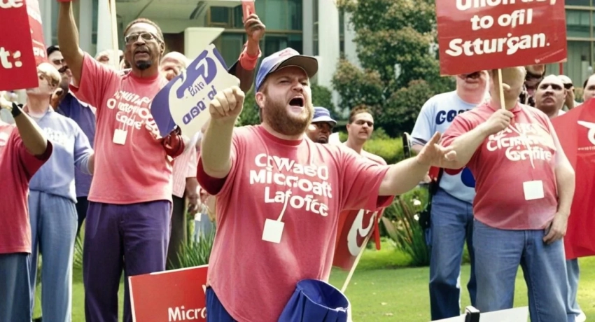 Профсоюз CWA осудил увольнения в «процветающей» Microsoft