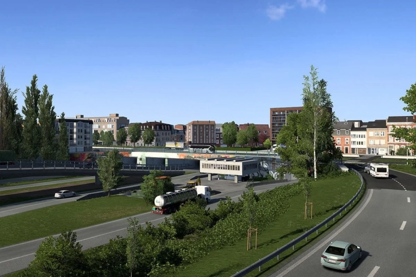 Авторы Euro Truck Simulator 2 показали обновлённый Брюссель