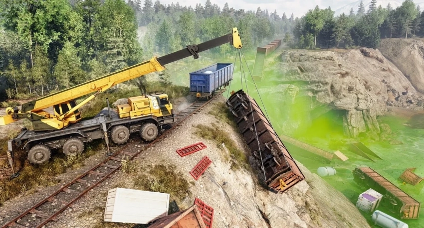 Симулятор RoadCraft получил дополнение Rebuild с новыми картами, техникой и заданиями