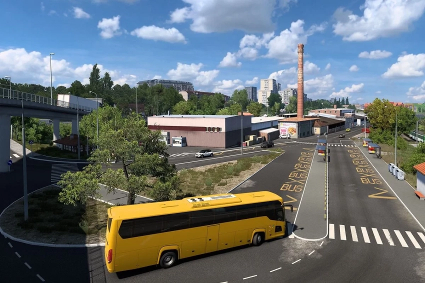 Авторы Euro Truck Simulator 2 показали скриншоты дополнения про автобусы